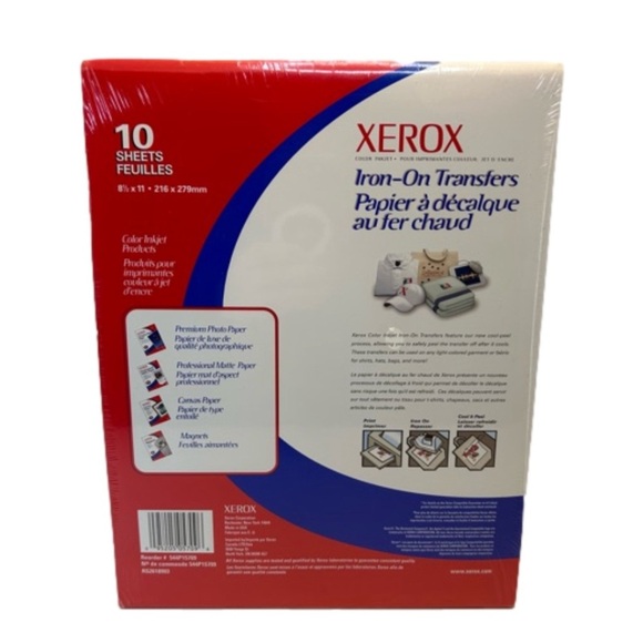 Xerox Iron-On Transfers 10 Sheets New - Picture 2 of 3